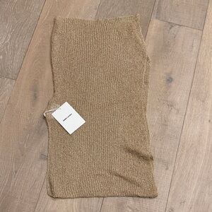 Jaded London Gold Knit scarf top